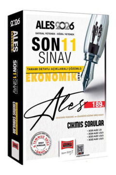 2026 ALES Sayısal-Sözel Yetenek Son 11 Sınav Çıkmış Sorular (Ekonomik Baskı) Yargı Yayınları