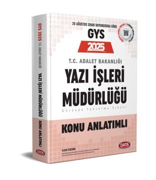 Adalet Bakanlığı Yazı İşleri Müdürlüğü Konu Anlatımlı Data yayınları