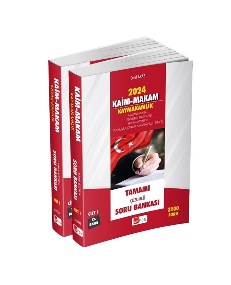Kaim Makam Kaymakamlık Mevzuat ve Teori Çözümlü Soru Bankası Celal Araz EYLÜL 2024