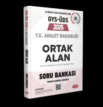 Adalet Bakanlığı Gys-Üds Ortak Alan Soru Bankası - Karekod Çözümlü Data Yayınları