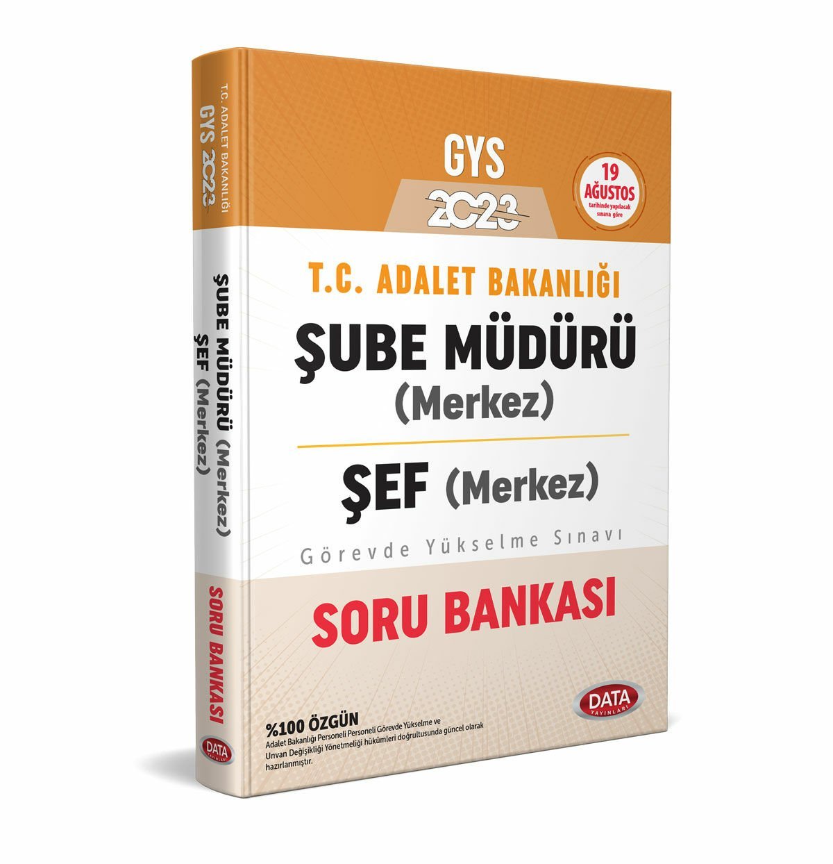 ADALET BAKANLIĞI ŞUBE MÜDÜRÜ (MERKEZ) ŞEF (MERKEZ) GYS SORU BANKASI