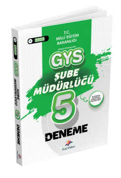 Dizgi Kitap Milli Eğitim Bakanlığı GYS Şube Müdürlüğü 5 Deneme 2023