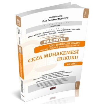 Orijinal Sorular HAKİMİYET Adli Hakimlik Ceza Muhakemesi Hukuku Çıkmış Soru Bankası Savaş Yayınları