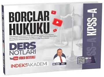 2026 KPSS A Grubu Borçlar Hukuku Video Ders Notları - Eyüp İpek İndeks Akademi Yayıncılık