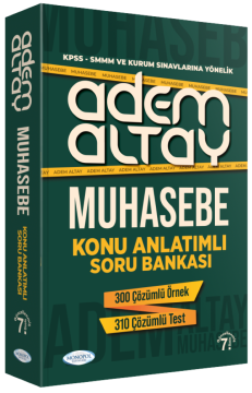 Adem Altay Muhasebe Konu Anlatımlı Soru Bankası 7. Baskı Monopol Yayınları