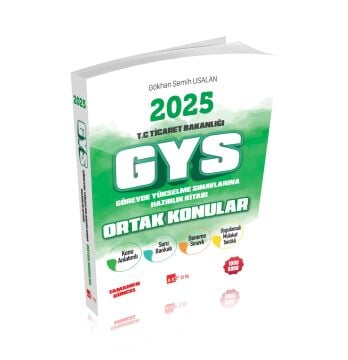 T.C Ticaret Bakanlığı Görevde Yükselme Sınavlarına Hazırlık Kitabı Gökhan Semih Usalan 2022 Akfon Yayınları