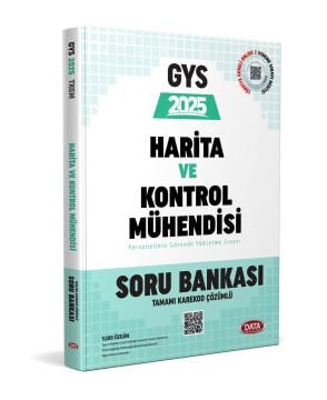 Tapu ve Kadastro Genel Müdürlüğü Harita ve Kontrol Mühendisi Unvan Değişikliği Sınavı Soru Bankası  Data Yayınları
