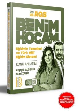 2025 Meb Ags Eğitimin Temelleri ve Türk Milli Eğitim Sistemi Konu Anlatımı Benim Hocam Yayınları