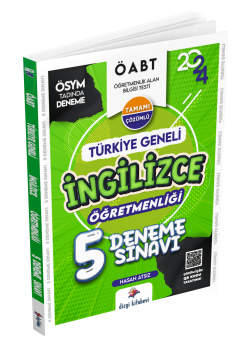 Dizgi Kitap Kpss İngilizce Öğretmenliği Türkiye Geneli 5 Deneme Sınavı 2024 Hasan Atsız