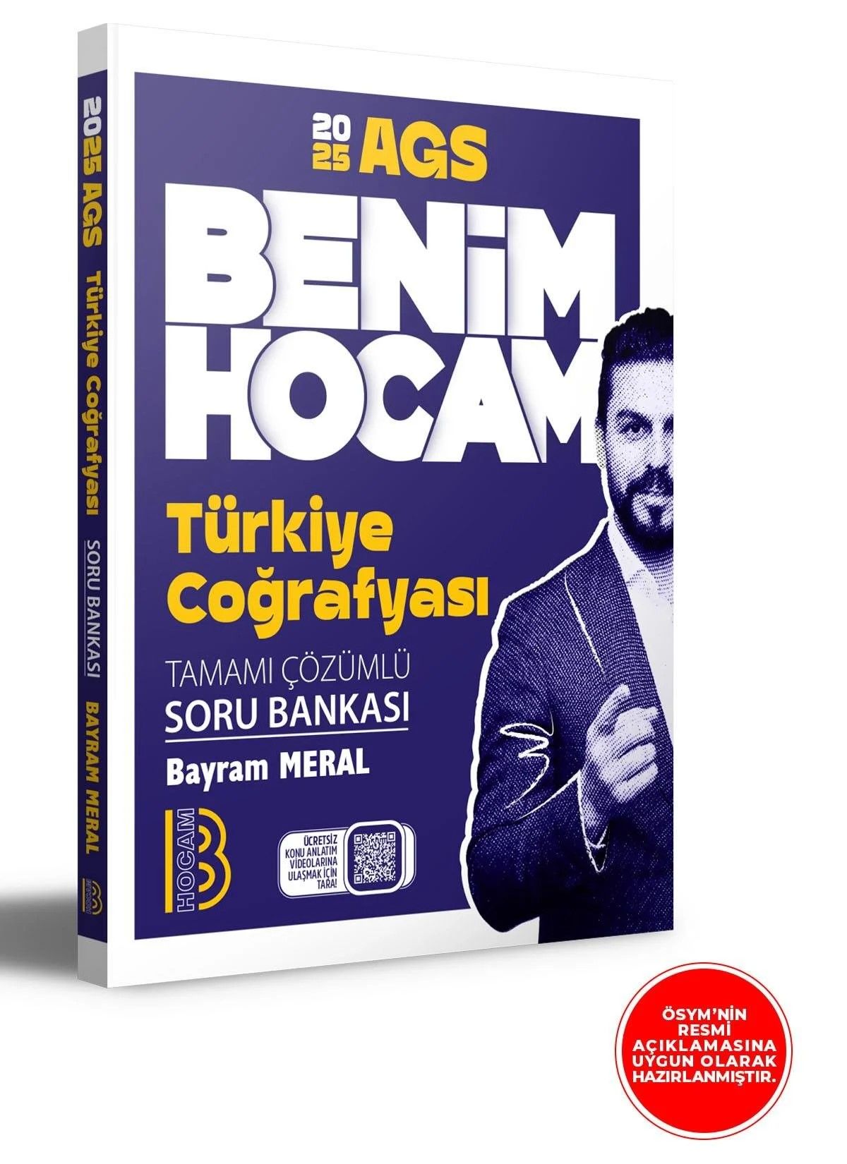 2025 AGS Türkiye Coğrafyası Tamamı Çözümlü Soru Bankası Benim Hocam Yayınları