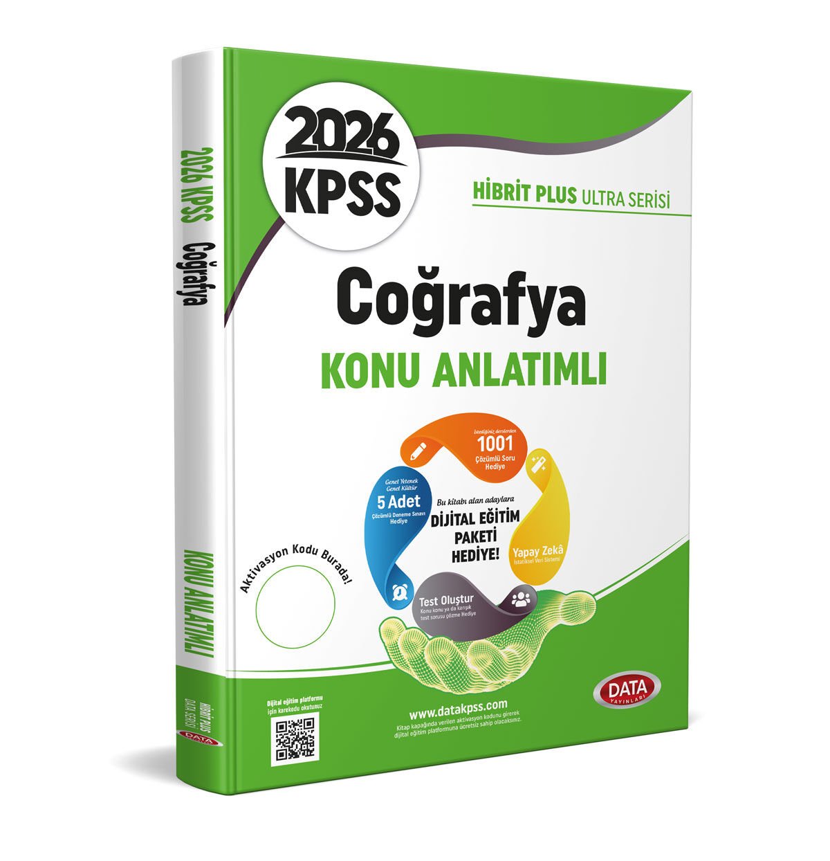 2026 KPSS Hibrit Plus Ultra Serisi Coğrafya Konu Anlatımlı + Dijital Eğitim Platformu Hediye Data Yayınları