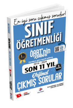 Dizgi Kitap Meb Ags ÖABT Sınıf Öğretmenliği Öabt'nin Rehberi Konularına Göre Tasnif Edilmiş Son 11 Yıl Orijinal Video Çözümlü Çıkmış Sınav Soruları 2025
