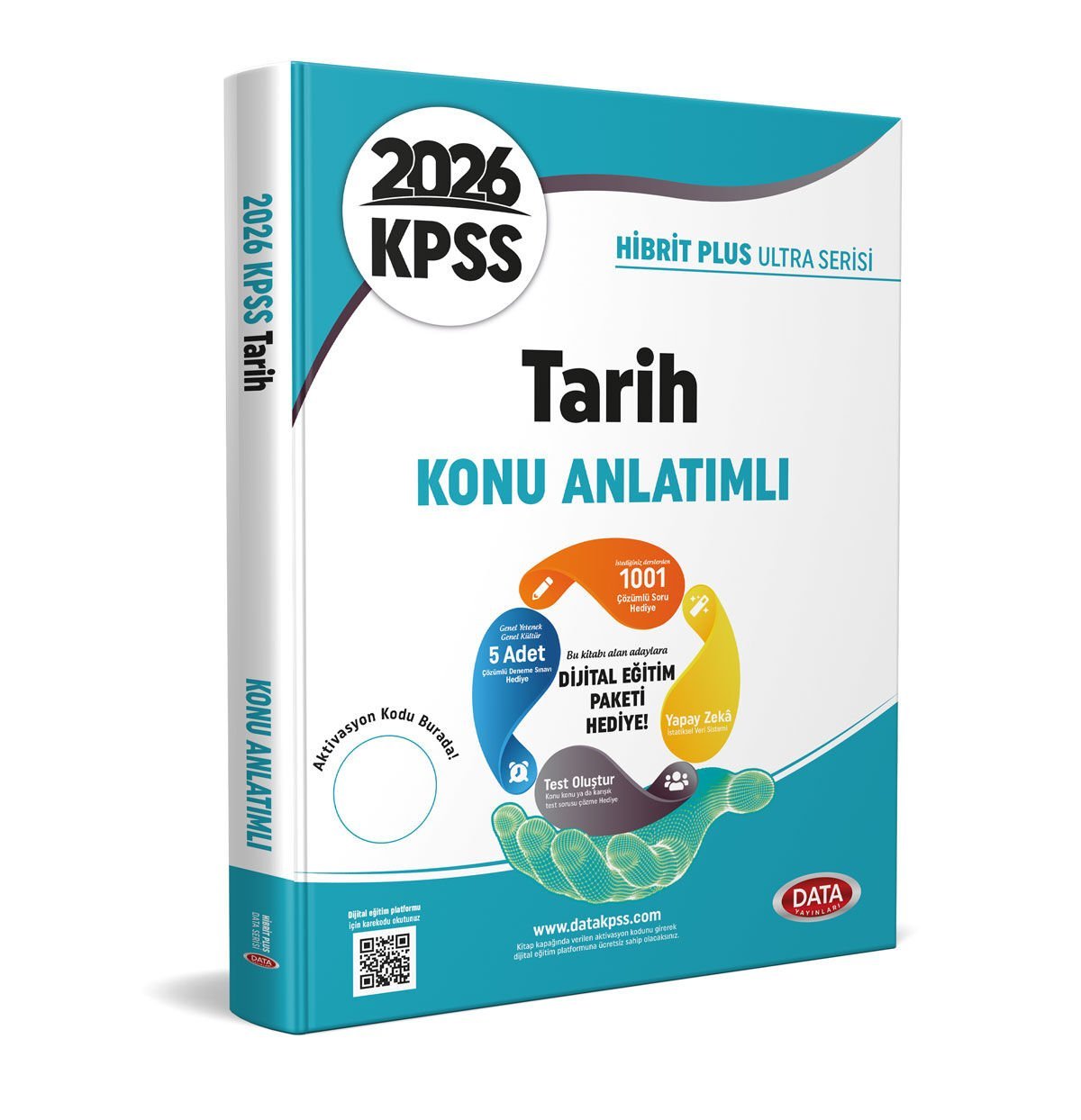 2026 KPSS Hibrit Plus Ultra Serisi Tarih Konu Anlatımlı + Dijital Eğitim Platformu Hediye Data Yayınları