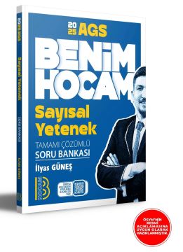 2025 AGS Sayısal Yetenek Tamamı Çözümlü Soru Bankası Benim Hocam Yayınları