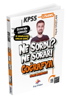 Dizgi Kitap 2026 Ne Sordu Ne Sorar KPSS Coğrafya Soru Bankası Yaşar Düzcan