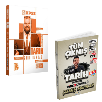 Benim Hocam 2026 KPSS Tarih Tamamı Çözümlü Soru Bankası ve Tarih Tüm Sınavlar Tamamı Video Çözümlü Çıkmış Sorular Seti