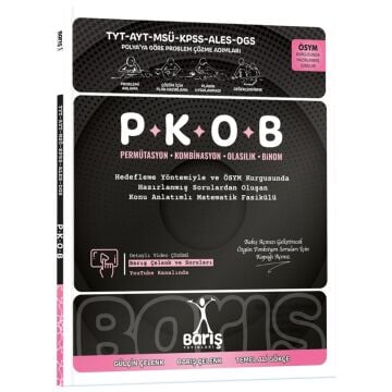 Permütasyon Kombinasyon Olasılık Binom Matematik Fasikülleri Barış Yayınları - İADESİZ