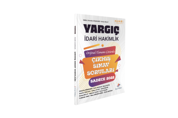 Dizgi Kitap Yargıç İdari Hakimlik 2022 Sınavı Çözümlü Orijinal Çıkmış Sınav Soruları