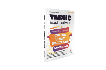 Dizgi Kitap Yargıç İdari Hakimlik 2022 Sınavı Çözümlü Orijinal Çıkmış Sınav Soruları