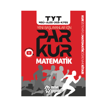 Metin Yayınları TYT MSÜ ALES DGS KPSS Parkur Matematik Öğrenme Kitabı Çözümlü