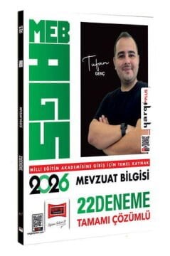 2026 MEB-AGS Mevzuat Bilgisi Tamamı Çözümlü 22 Deneme (Tufan Genç) Yargı Yayınları