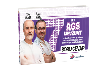 Dizgi Kitap 2025 MEB AGS 7 Günde Mevzuat Soru-Cevap - Doğru Yanlış Boşluk Doldurma Defteri Özgür Hamal - Ziya Sümer