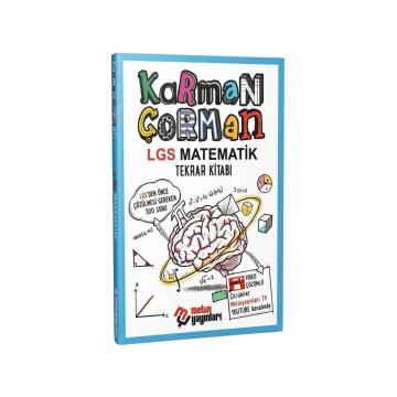 Metin Yayınları Karman Çorman LGS Matematik Tekrar Kitabı Video Çözümlü