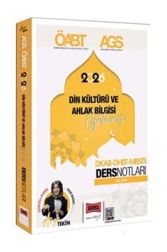 2026 MEB-AGS DKAB-DHBT-MBSTS Din Kültürü ve Ahlak Bilgisi Öğretmenliği Video Ders Notları (Asya Tekin) Yargı Yayınları