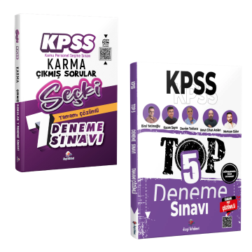 Dizgi Kitap 2026 KPSS Seçki Karma Çıkmış Sorular Tamamı PDF Çözümlü 7 Deneme Sınavı ve TOP 5 Tamamı PDF Çözümlü Fasiküller Halinde 5 Deneme Sınavı Seti