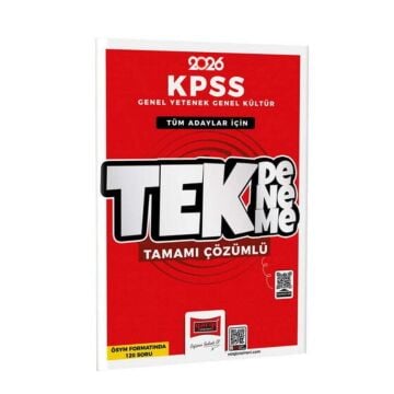 Yargı Yayınları 2026 KPSS GK-GY Tüm Adaylar İçin Tamamı Çözümlü ÖSYM Formatında Tek Deneme