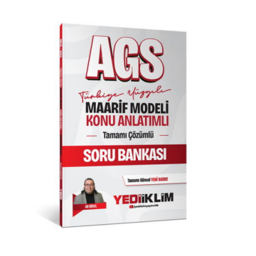 Yediiklim Yayınları 2027 MEB-AGS Türkiye Yüzyılı Maarif Modeli Konu Anlatımlı Tamamı Çözümlü Soru Bankası - Ali BİROL