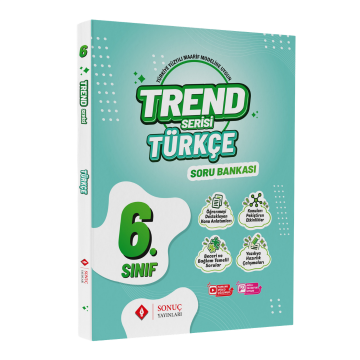 Sonuç Yayınları 6. Sınıf Trend Serisi Türkçe Soru Bankası