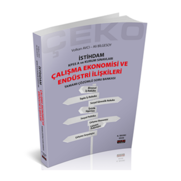 İstihdam ÇEKO Çalışma Ekonomisi ve Endüstri İlişkileri Soru Bankası Savaş Yayınları