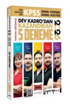 Yargı Yayınları 2026 KPSS Tüm Adaylar İçin Tamamı Çözümlü Dev Kadrodan Kazandıran 5 Deneme