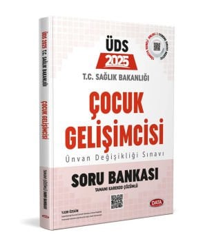 T.C. Sağlık Bakanlığı ÜDS Çocuk Gelişimcisi Soru Bankası (Tamamı Karekod Çözümlü) Data Yayınları