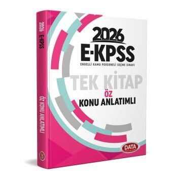 Data Yayınları 2026 EKPSS Tek Kitap Öz Konu Anlatımlı