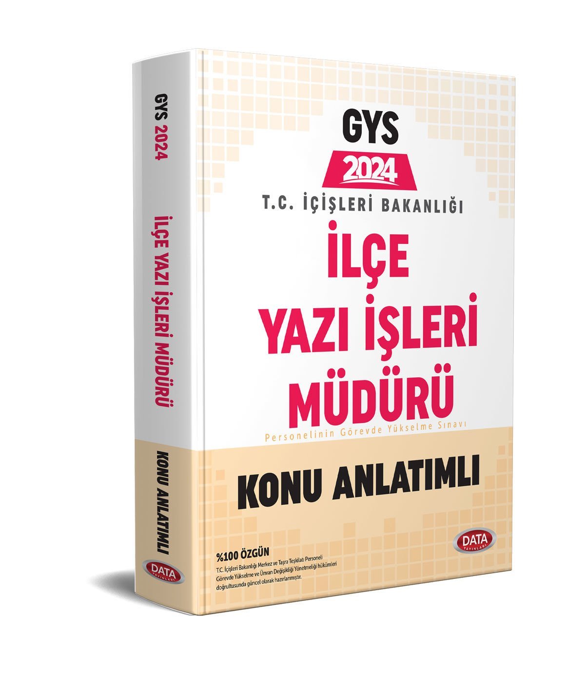 T.C. İçişleri Bakanlığı İlçe Yazı İşleri Müdürü GYS Konu Anlatımlı Data Yayınları