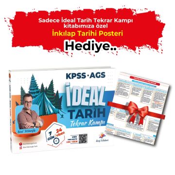 Dizgi Kitap 2026 KPSS MEB-AGS İdeal Tarih Video Konu Anlatımlı Tekrar Kampı - Birol Yetimoğlu