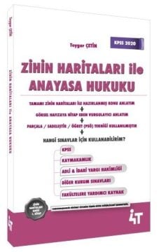 4T Yayınları 2020 KPSS Zihin Haritaları İle Anayasa Hukuku Konu Anlatımı - Toygar Çeti