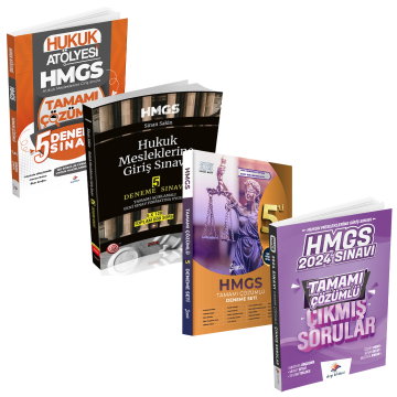 Dizgi Kitap 2025 Hmgs Hukuk Mesleklerine Giriş Sınavı Kazandıran 4'lü Set