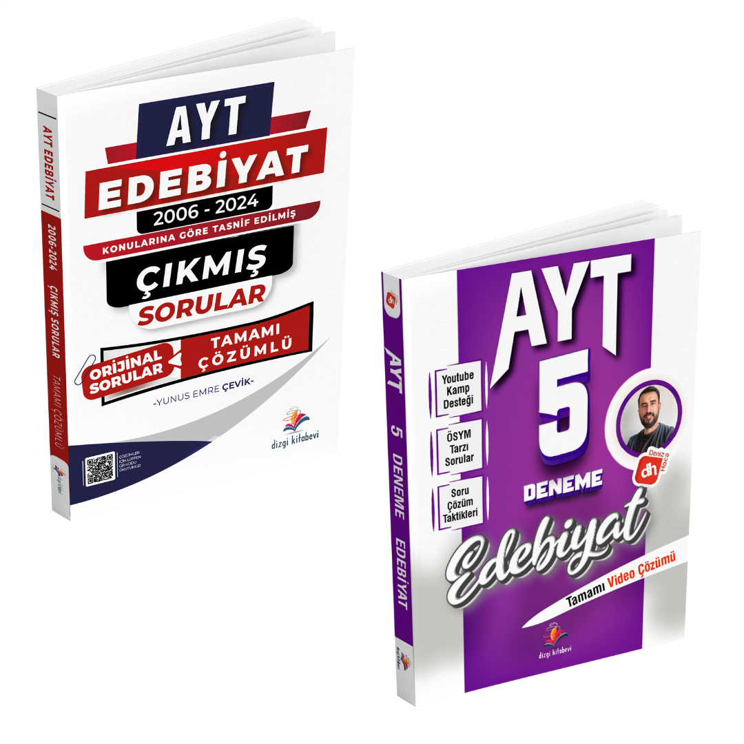 Dizgi Kitap 2025 AYT Edebiyat 5 Deneme ve Çıkmış Sorular Seti