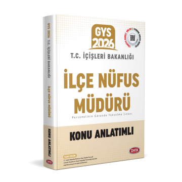 T.C. İçişleri Bakanlığı İlçe Nüfus Müdürü GYS Konu Anlatımlı Data Yayınları