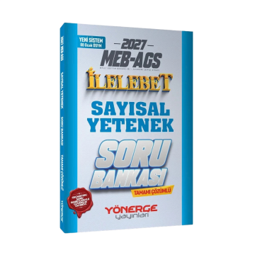 Yönerge Yayınları 2027 MEB-AGS Sayısal Yetenek İlelebet Soru Bankası Çözümlü