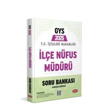 T.C. İçişleri Bakanlığı İlçe Nüfus Müdürü GYS Soru Bankası -Karekod Çözümlü Data Yayınları
