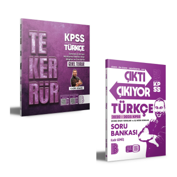 Benim Hocam Yayınları 2026 KPSS Türkçe Tekerrrür Genel Tekrar ve Çıktı Çıkıyor Türkçe Soru Bankası Seti