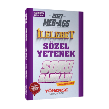 Yönerge Yayınları 2027 MEB-AGS Sözel Yetenek İlelebet Soru Bankası Çözümlü