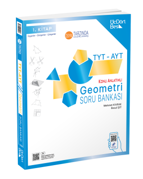 Üç Dört Beş Yayınları 2027 TYT AYT Geometri-1 Konu Anlatımlı Soru Bankası