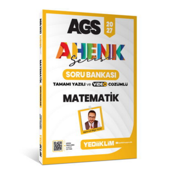 Yediiklim Yayınları 2027 MEB-AGS Ahenk Serisi Matematik Tamamı Yazılı ve Video Çözümlü Soru Bankası Mehmet Bilge Yıldız