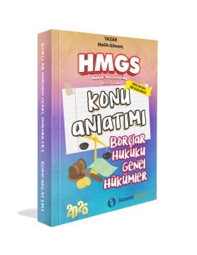 2025 HMGS Borçlar Hukuku Genel Hükümler Konu Anlatımı Garantör Akademi