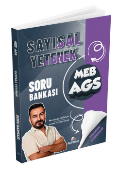 Dizgi Kitap 2026 MEB AGS Sayısal Yetenek Tamamı Çözümlü Soru Bankası Mertcan Güler